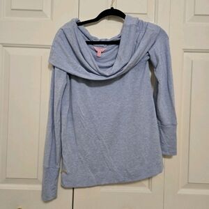 Lilly Pulitzer Belinda Blue Off The Shoulder Size Small